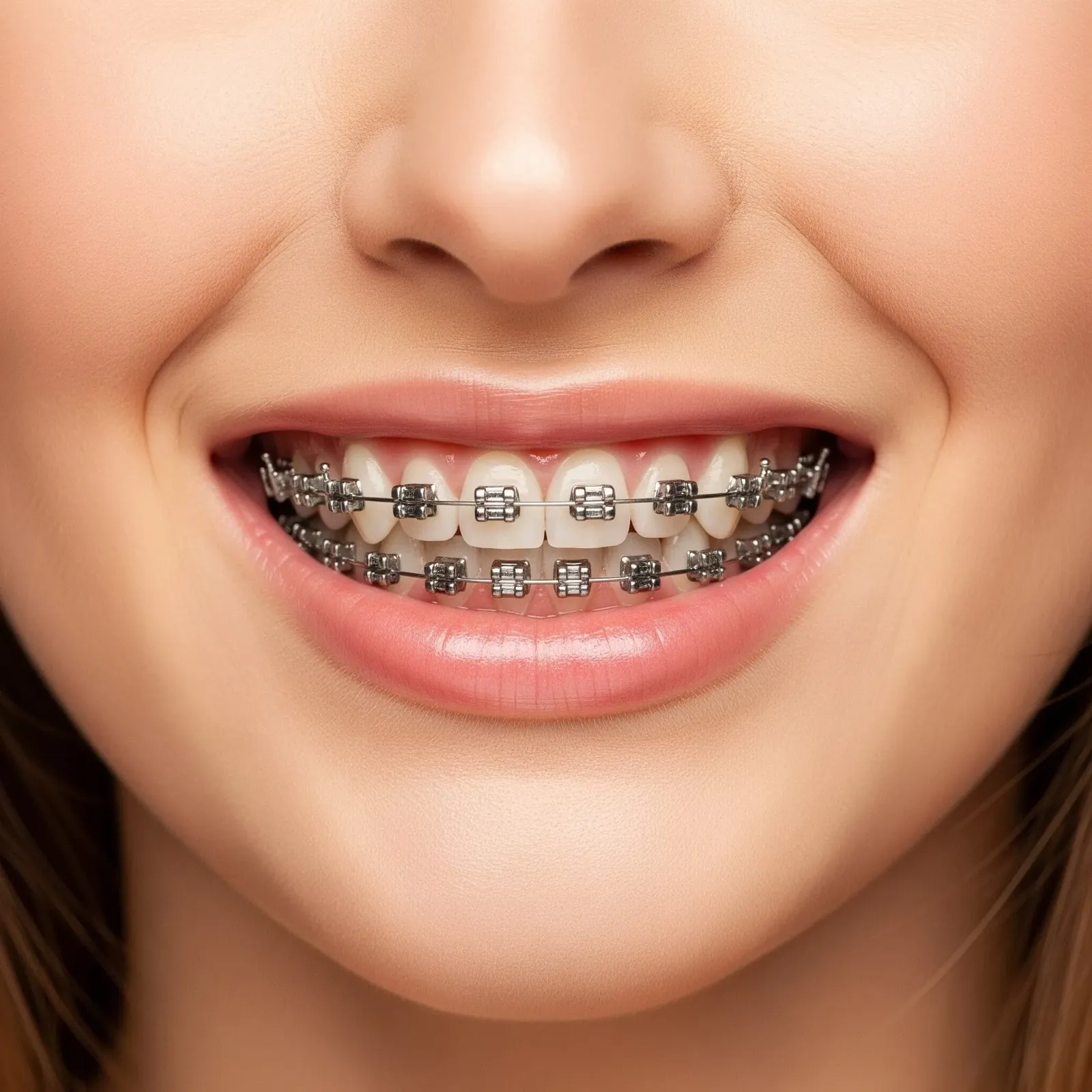 Orthodontist checking a patient's braces in San Antonio